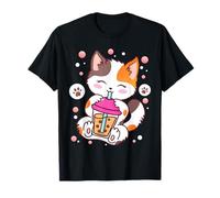 Thé à bulles pour chat - Kawaii Anime japonais Neko - Fille - Adolescente T-Shirt
