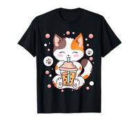 Thé à bulles pour chat - Kawaii Anime japonais Neko - Fille - Adolescente T-Shirt
