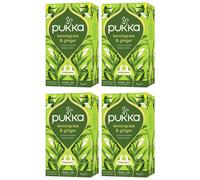 Thé à la citronnelle et au gingembre Pukka - 20 sachets (paquet de 4)