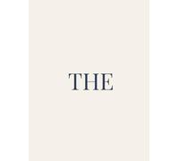 The: A Refined Decorative Book Designed for Clean, Balanced Styling | Minimalist Neutral Décor for Coffee Tables & Shelves