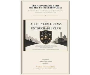 The Accountable Class and the Untouchable Class: Decentralized Money, Localized Production and the Political Economy of Institutional Trust in the Modern West