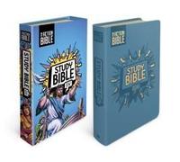 The Action Bible Study Bible Esv, Leathersoft, Blue, Full Color