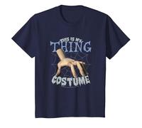 The Addams Family 2 Halloween This is My Thing Costume T-Shirt, Enfant, Bleu Marine, 12 Ans