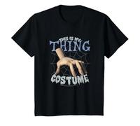 The Addams Family 2 Halloween This is My Thing Costume T-Shirt, Enfant, Noir, 3 Ans