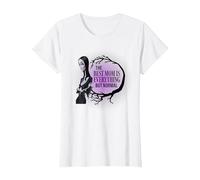 The Addams Family Animated Films - Fête des Mères Morticia T-Shirt, Femme, Blanc, M