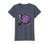 The Addams Family Animated Films - Fête des Mères Morticia T-Shirt, Femme, Bleu Chiné, 3XL