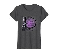 The Addams Family Animated Films - Fête des Mères Morticia T-Shirt, Femme, Chiné Foncé, XS