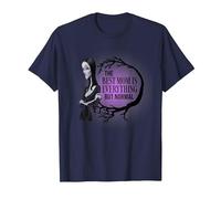 The Addams Family Animated Films - Fête des Mères Morticia T-Shirt, Homme, Bleu Marine, L