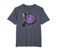 The Addams Family Animated Films - Fête des Mères Morticia T-Shirt, Homme Grandes Tailles, Bleu Chiné, 5X Tall