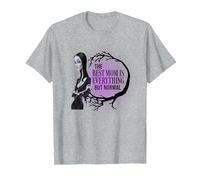 The Addams Family Animated Films - Fête des Mères Morticia T-Shirt, Homme, Gris Chiné, 6XL