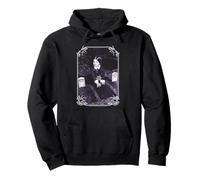 The Addams Family Wednesday Playing On Graves Portrait Sweat à Capuche