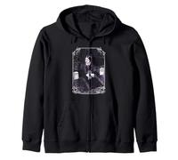 The Addams Family Wednesday Playing On Graves Portrait Sweat à Capuche