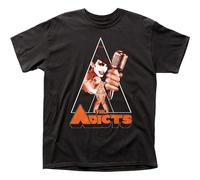 The Adicts Clockwork Monkey T Shirt Mens Licensed Rock N Roll Band Tee New Black XL