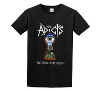The Adicts Picture The Scene The Adicts Unisex 100% Cotton Short-Sleeve T-Shirts Black S