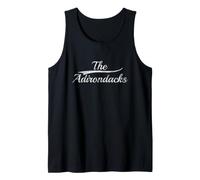 The Adirondacks Vintage Varsity Retro Mountain Aesthetic Débardeur