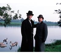 The Adventures of Sherlock Holmes (TV) Edward Hardwicke, Jeremy Brett Photo 25,4 x 20,3 cm