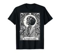 The Afro Girl Melanin Black History Carte de Tarot Africain T-Shirt