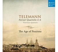 THE AGE OF PASSIONS - PARISER QUARTETTE 4-6 CD NEUF TELEMANN,GEORG PHILIPP