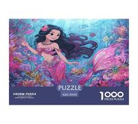 The Agile Mermaid Puzzle 1000 Pièces Educa Jouet en Bois Jeu D'Intelligence Décoration Intérieure Jeu Éducatif Challenge Toy Adultes & Enfants des 14 Ans 70x50cm/1000pcs