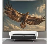 The Aigle Soars Gracefully in The Open Sky Tapisserie 3D Tenture Murales Décorations Pour La Maison Pour La Chambre 70cmx100cm