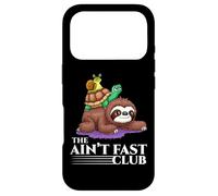 The Ain't Fast Club Drôle de Tortue paresseuse Animaux Qui Coque pour iPhone 17 Pro