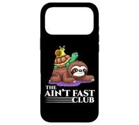 The Ain't Fast Club Drôle de Tortue paresseuse Animaux Qui Coque pour iPhone 17 Pro Max