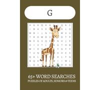 The All G Word Search: Word Searches with Easy to Read Print about Goals, Giants, G words and more | 6x9 inches| 65+ puzzles . . . Gift for Vacations, Holiday and Free Times