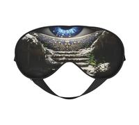 The All-Seeing Eye Masque doux pour les yeux pour dormir - Idéal pour les femmes et les hommes et les voyages, confortable et réglable, parfait pour une utilisation en intérieur/extérieur