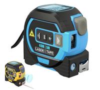 The Almighty Tape Measure Ruler, 2026 New 3 In 1 Rangefinder With Voice, Digital Measuring Tape With Led Display, ±2mm High Accuracy, 40/60/80/100m Measure, Effortless Operation (Blue,100m)