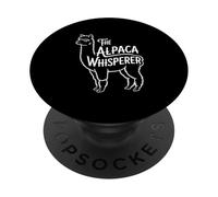 The Alpaca Whisperer Funny Farm-Animal Lover PopSockets PopGrip Adhésif