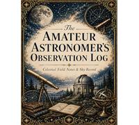 The Amateur Astronomer’s Observation Log: A Fully Illustrated Celestial Field Journal for Telescope Notes, Moon Phases, Messier Objects, Sky ... Sketches, and Amateur Astronomy Observations