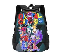 The Amazing Funny Digital Comedy Circus Laptop Backpack Large Travel Bags for Men Women Gym Bags Funny Business Backpack Casual Daypack for Mountaineering Notebook Bag, Comme indiqué sur la photo,