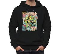 The Amazing Ninja Dude Eating Pizza Sweat à Capuche Unisexe Classique pour Hommes et Femmes Large