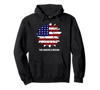 The American Dream Drapeau américain Fleur Mélange Patriotique Cool Sweat à Capuche
