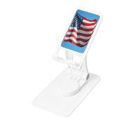 The American Flag in a Blue Sky Support universel pour téléphone portable, support de téléphone portable, trépied rotatif à 360° pour iPhone, parfait pour un usage quotidien