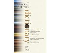 The American Heritage Dictionary - [Version Originale] Inconnu (Auteur)