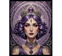 The Amethyst Queen Sketchbook: 120 Pages • Unlined Sketchbook for Drawing & Creativity