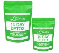 Thé Amincissant Détox De 14 Jours, Gestion Du Poids Du Tour De Taille, Mélange Naturel De Plantes Après Le Repas For La Routine Quotidienne Des Femmes(2pcs)