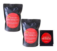 Thé Amincissant Détox De 28 Jours, Gestion Du Poids Du Tour De Taille, Mélange Naturel De Plantes Après Le Repas For La Routine Quotidienne Des Femmes(2pcs)