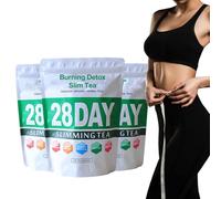 Thé Amincissant Détox De 28 Jours, Gestion Du Poids Tour Taille, Mélange Plantes Naturelles, Thés Nettoyants For La Routine Quotidienne Des Femmes(3pcs)