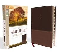 The Amplified Study Bible, Leathersoft, Brown, Thumb Indexed