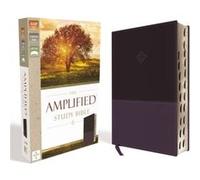 The Amplified Study Bible Leathersoft Purple Thumb Indexed by Zondervan Zondervan (Auteur)