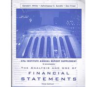 the-analysis-and-use-of-financial-statements-aimr-annual-report-supplement