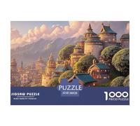 The Ancient Chinese City 1000 Pièces Carton Premium Lot de Puzzles Asian Fantasy City Stimulant Et Éducatif Jeu Familial Puzzles As Birthday Gifts 38x26cm/1000pcs