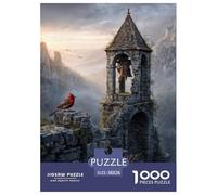 The Ancient Stone Clock Tour Puzzle 1000 Pièces Educa Jouet Divertissement Créatif Décoration Intérieure intéressant Jeu Éduchatif Challenge Toy Adultes & Enfants des 14 Ans 38x26cm/1000pcs