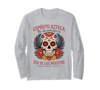 The Ancients Live on - Aztec Spirit Day of The Dead Manche Longue