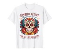 The Ancients Live on - Aztec Spirit Day of The Dead T-Shirt