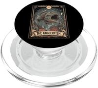 The Anglerfish Angler Fish Carte de Tarot de mer Motif Lune sorcière PopSockets PopGrip pour MagSafe