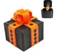 The Annoying Present Boîte cadeau surprise avec vis pour adultes, impression 3D amusante pour anniversaire, Noël, blagues hilarantes, cadeaux de Père Noël secret pour homme et femme (F)