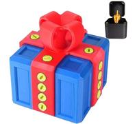 The Annoying Present with Finger - Boîte cadeau surprise hilarante avec vis pour adultes, impression 3D amusante pour anniversaire, Noël, blagues hilarantes, cadeaux de Père Noël secret pour homme et